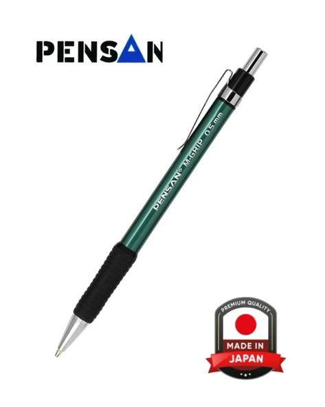 Pensan M-Grip 0.5 mm Yeşil Versatil Kalem 4004 ürün görseli 1