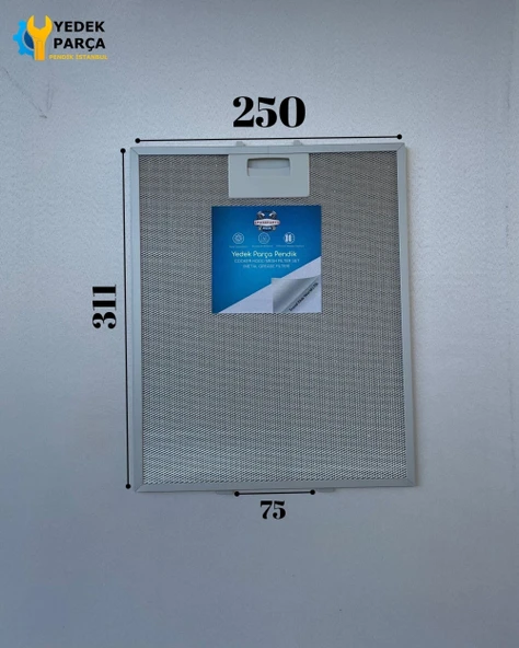 Bosch Uyumlu DKE9305AUC Davlumbaz Metal Yağ Filtresi ürün görseli 1
