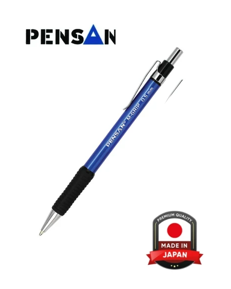 Pensan M-Grip 0.5 mm Mavi Versatil Kalem 4004 ürün görseli 1