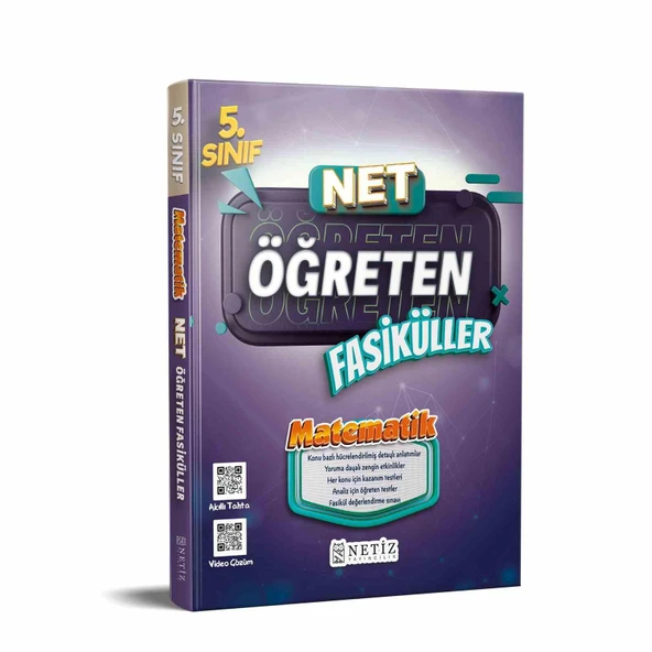 Netiz 5.Sınıf Matematik Net Fasiküller ürün görseli 1