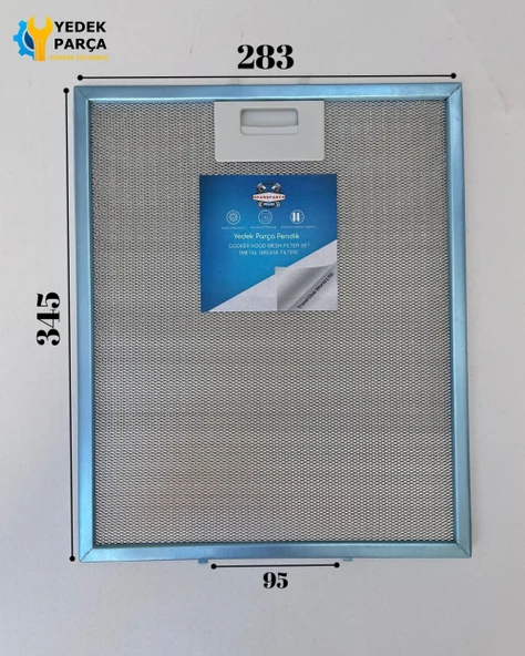 Silverline Uyumlu Davlumbaz 28,5X34 CM Arka Ara 12,5 CM Aspiratör Filtre ürün görseli 1