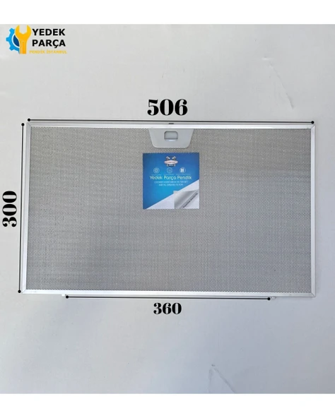Dominox Uyumlu Davlumbaz 50,6X30 CM Arka Ara 360mm Aspiratör Filtresi ürün görseli 1