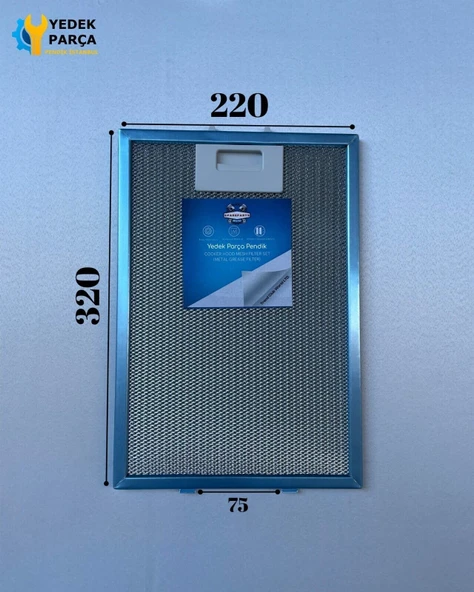 Bosch Uyumlu DKE985S Davlumbaz Metal Yağ Filtresi ürün görseli 1