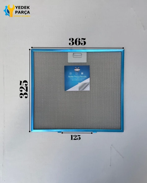 Silverline Uyumlu Davlumbaz 36,5X32,5 CM ArkaAra 12,5CM Aspiratör Filtre ürün görseli 1