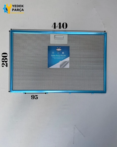 Arçelik Uyumlu Davlumbaz Filtresi 44X28 CM ArkaAra 10CM Aspiratör Filtre ürün görseli 1