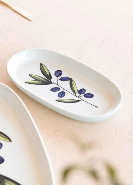 The Mia Olivos Oval Servis 4lü 21 cm - Resim 3