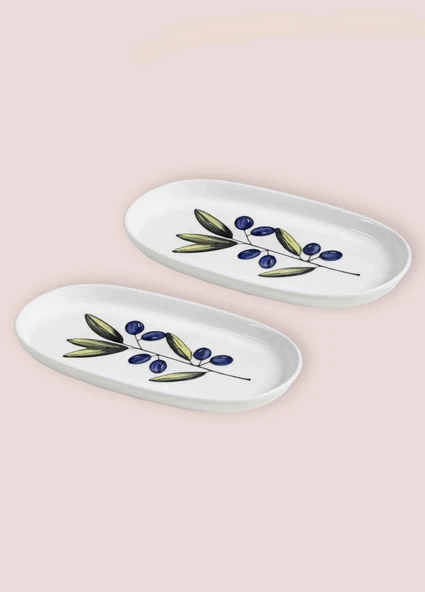 The Mia Olivos Oval Servis 2li 29 cm - Resim 8