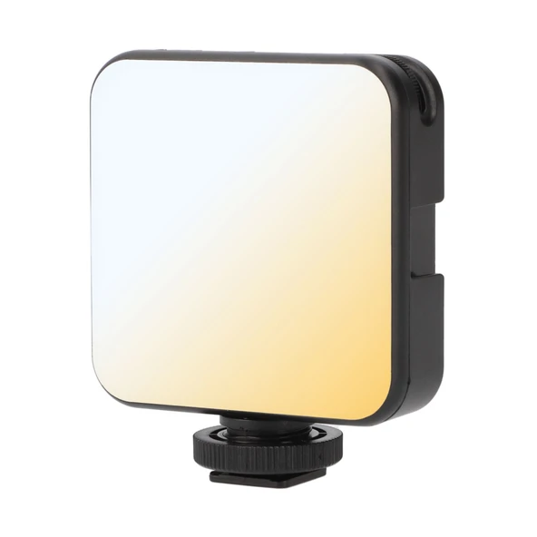 ayex W64 Bicolor LED Video Işığı Ayarlanabilir Parlaklık & Renk Sıcaklığı, USB-C, 2000mAh Batarya ürün görseli 1