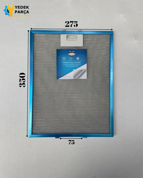 Teka Uyumlu DF60 Davlumbaz Metal Yağ Filtresi ürün görseli 1