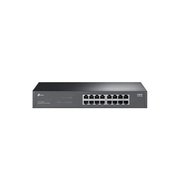 TP-LINK LS1016G 16 PORT GİGABİT METAL KASA RACKMOUNTABLE SWITCH ürün görseli 1
