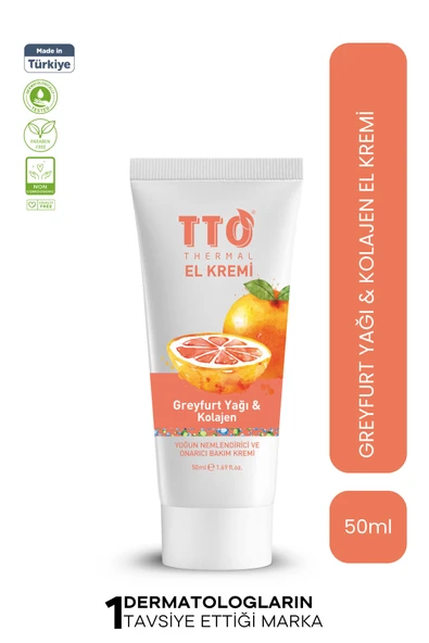 TTO Thermal El Kremi – Greyfurt Yağı & Kolajen (50 ml) ürün görseli 1
