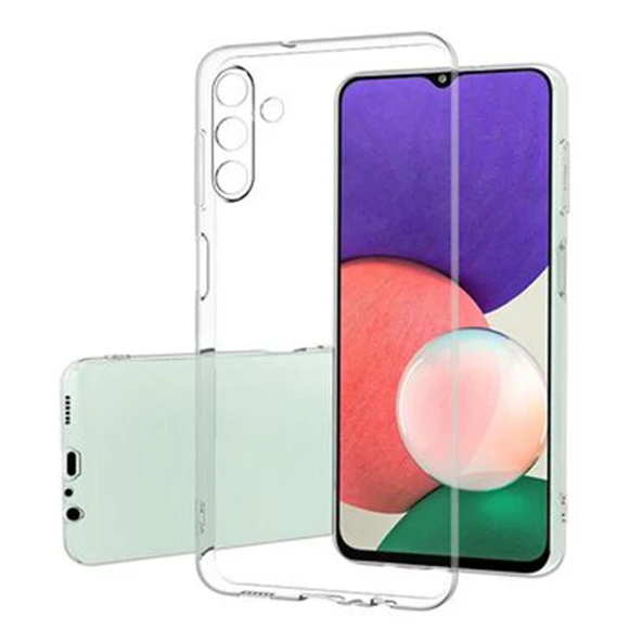 Samsung Galaxy A13 Lux Seri Kamera Korumalı Premium Şeffaf Silikon Kılıf ürün görseli 1