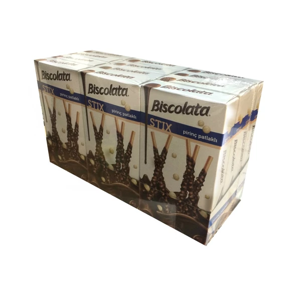 Biscolata Stix Pirinç Patlaklı  34 gr 12 Adet ürün görseli 1