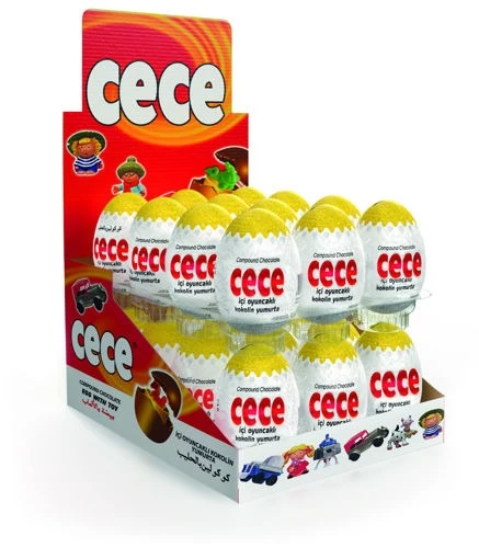 Cece Oyuncaklı Yumurta Çikolata 24 Adet ürün görseli 1