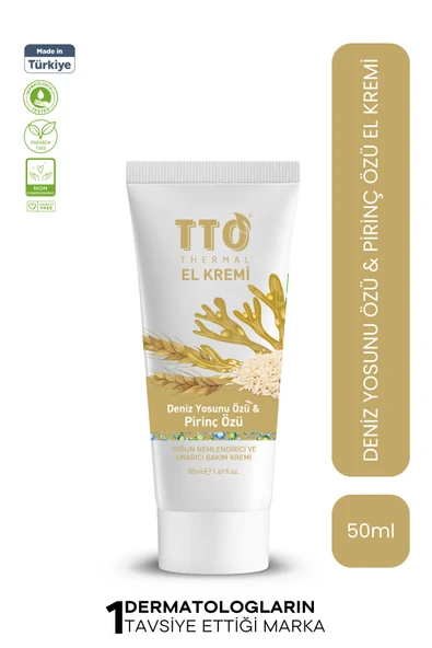 TTO Thermal El Kremi – Deniz Yosunu Özü & Pirinç Özü (50 ml) ürün görseli 1