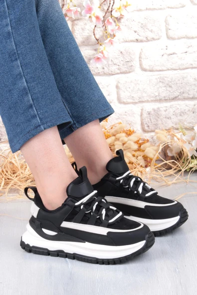 Guja Mask Rahat Hafif Kalın Taban Kadın Sneaker Ayakkabı ürün görseli 1
