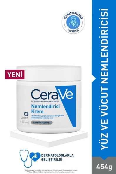 Cerave Kuru ve Çok Kuru Ciltler için Nemlendirici Krem 454 gr ürün görseli 1