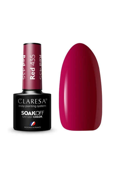 Claresa Kalıcı Oje Koyu Kırmızı 435 5g ürün görseli 1