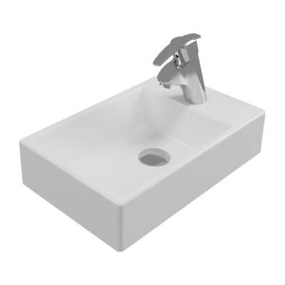 Serel Minimal Batarya Delikli Tezgah Üstü Lavabo 2049TXS110H ürün görseli 1