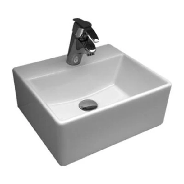 Serel Tezgah Üstü Dikdörtgen Lavabo 35x40 Cm 2041TXS110H ürün görseli 1