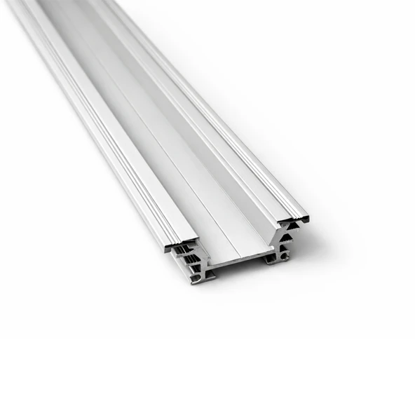 Power LED Profil Kanal 5436 Eloksallı 40x15mm Alüminyum Soğutucu 1 Metre LED Şerit Aydınlatma ürün görseli 1