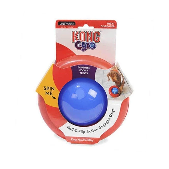 Kong Gyro Köpekler İçin Ödül Maması Dağıtma Oyuncağı L ürün görseli 1