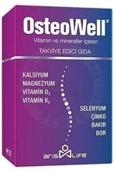 Aris Life Osteowell 30 Tablet (SKT:11/2028) ürün görseli 1