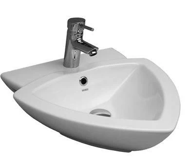 Serel Tezgah Üstü Üçgen Lavabo 49,5x52 cm 2036TDS000 ürün görseli 1