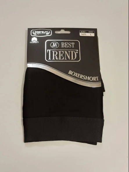 Monalisa Home Lastikli Siyah Renk L Beden Boxershort ürün görseli 1