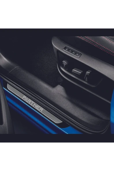 PEUGEOT PARTNER TÜM MODELLER OLD KROM KAPI EŞİĞİ 4 PARÇA PASLANMAZ ÇELİK ürün görseli 1