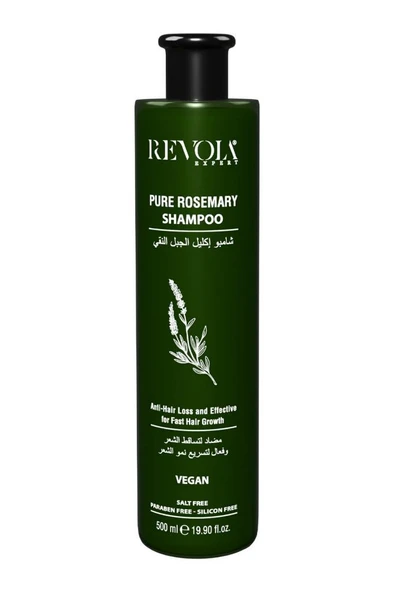 Revola Expret Biberiye İçerikli Paraben Tuz Silikon İçermeyen Vegan Şampuan 500 Ml ürün görseli 1