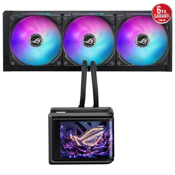 ASUS ROG RYUO IV SLC 360MM ARGB SIVI İŞLEMCİ SOGUTUCUSU ürün görseli 1