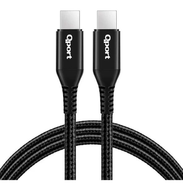 QPORT Q-TYPE-C1 1.5metre TYPE-C Görüntü Kablosu - Resim 2