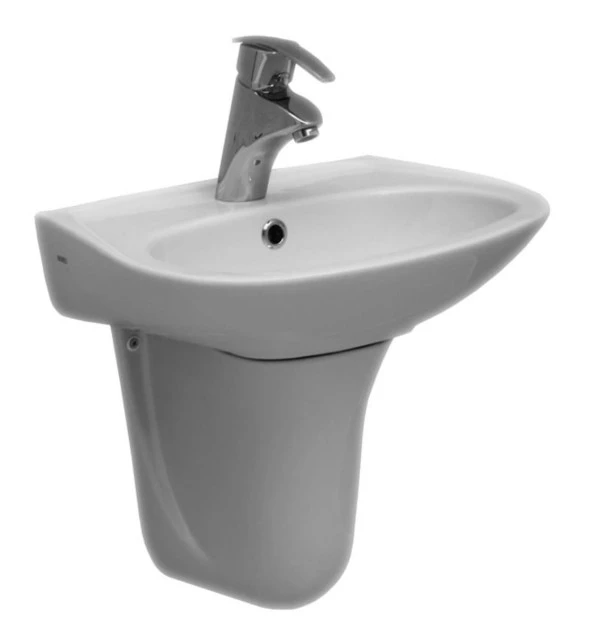 Serel 35x45 cm Yarım Ayaklı Lavabo 5448STS110H ürün görseli 1