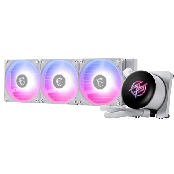 MSI MPG CORELIQUID P13 360MM BEYAZ ARGB GEN2 2.1 LCD EKRANLI SIVI İŞLEMCİ SOĞUTUCUSU ürün görseli 1