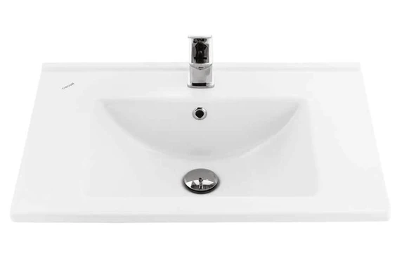 Creavit Su 45x65 cm Etajerli Mobilya Dolap Uyumlu Lavabo SU065 ürün görseli 1