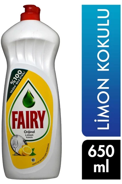 FAİRY Sıvı Bulaşık Deterjanı 650 Ml Limon 5413149798854 ürün görseli 1