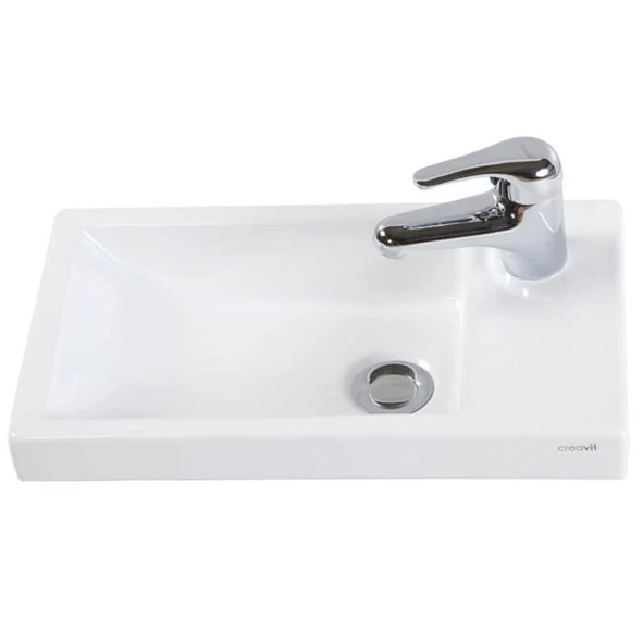 Creavit Elmas Tezgah Üstü Çanak Lavabo TP025 ürün görseli 1