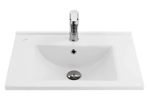 Creavit Su 45x60 cm Etajerli Mobilya Dolap Uyumlu Lavabo SU060 ürün görseli 1