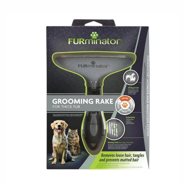 Furminator Rake Kedi ve Köpek Kıtık Açıcı Tarak 15 Cm ürün görseli 1