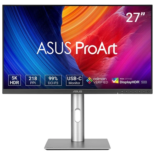 ASUS 27" IPS PROART PA27JCV 5K 5MS 60HZ DP HDM USB C 5120X2880 PIVOT MONITÖR ürün görseli 1