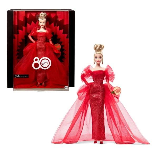 Barbie 80. Yıl Dönümü Koleksiyon Bebek - Sarışın ürün görseli 1