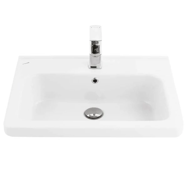 Creavit İpek 45x60 cm Etajerli Mobilya Dolap Uyumlu Lavabo IP060 ürün görseli 1