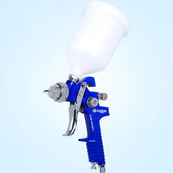 600 ml 1.4 mm Nozul Üstten Depolu Havalı Püskürtme Boya Tabancası Basınçlı Sprey Boya Boyama Aleti ürün görseli 1