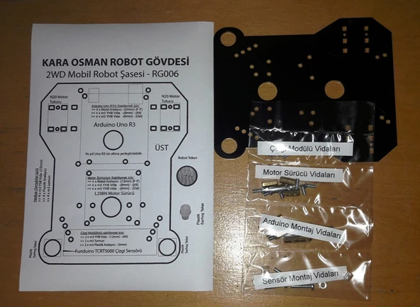Kara Osman - Robot Platformu Gövdesi - Resim 3
