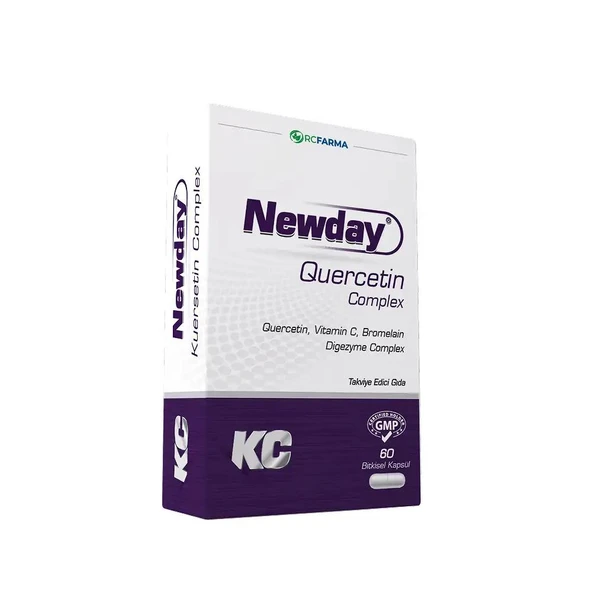 Newday Kuersetin Complex 60 Vejetaryen Kapsül ürün görseli 1