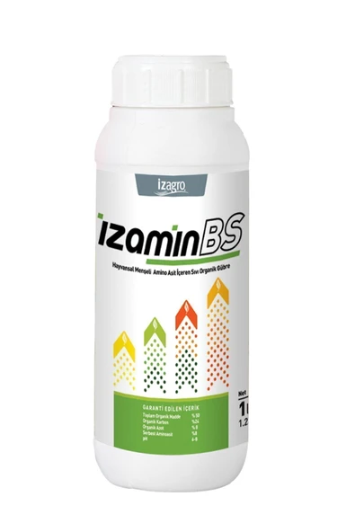 İZTAR ORGANİK GÜBRE Aminoasit Hayvansal Menşeli Organik Gübre ( Izamin Bs) 1 Lt ürün görseli 1