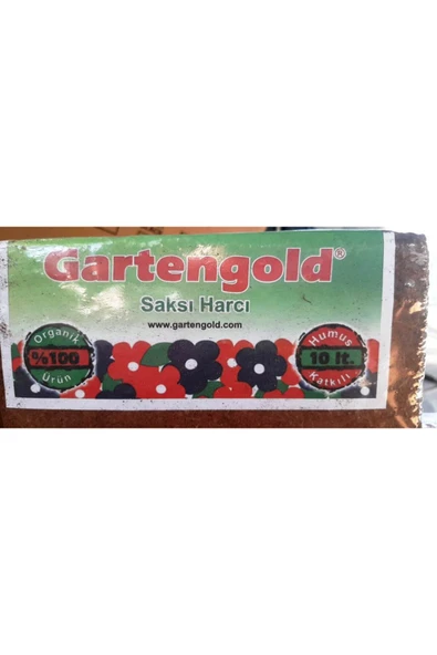 AgroSerra Gartengold saksı harcı cocopeat 650 gram 10 litre ürün görseli 1