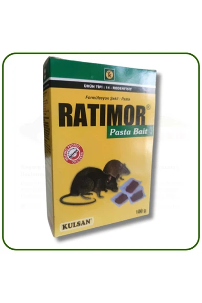 Kulsan İlaç Ratimor Pasta Fare Zehiri | 100 gram ürün görseli 1