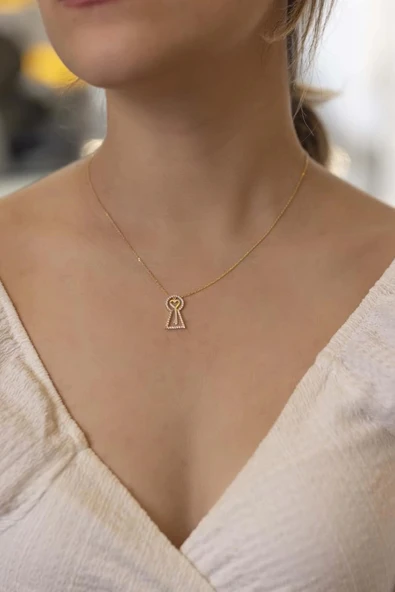 Yiğitbaşı Gold 14 Ayar Fancy Kolye ürün görseli 1